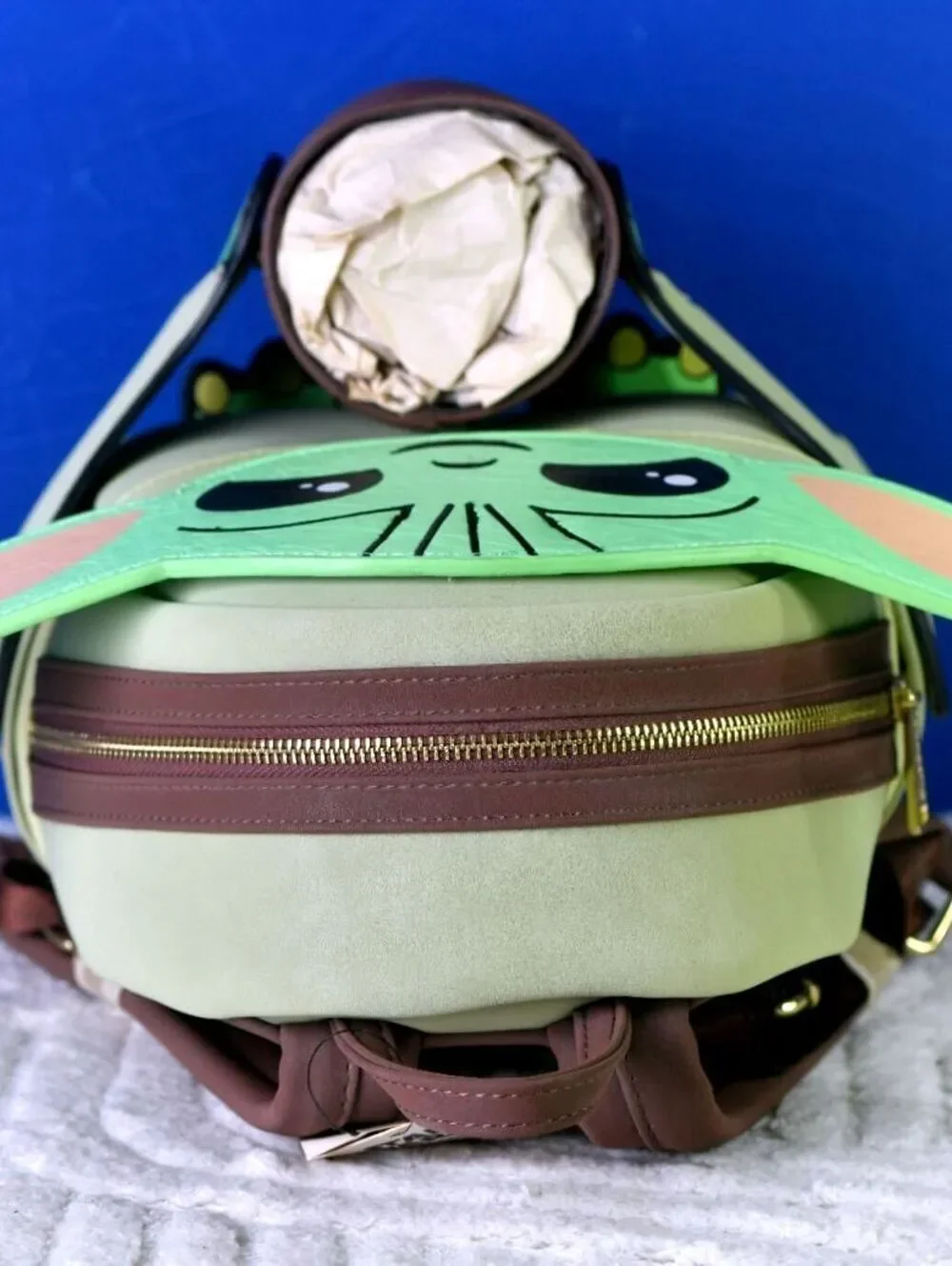 Loungefly Star Wars Mandalorian The Child with Cup Backpack